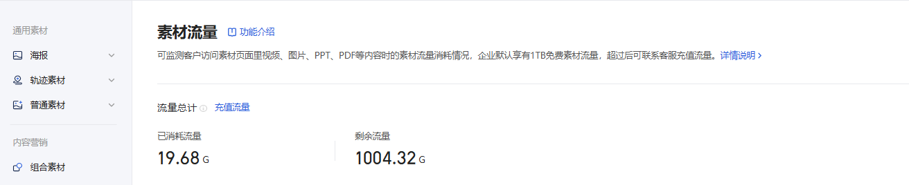 素材流量功能介绍 - 操作截图 3